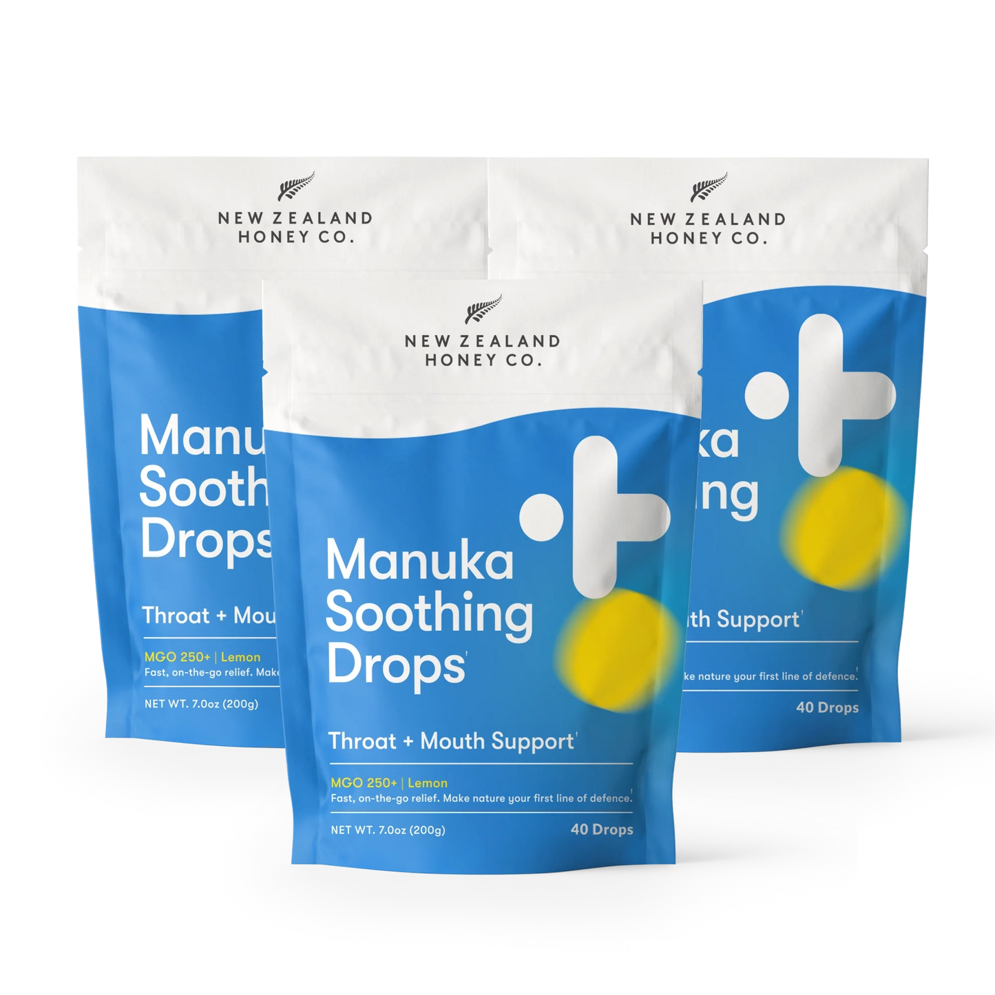 Manuka Soothing
Drops with Lemon
| MGO 250+