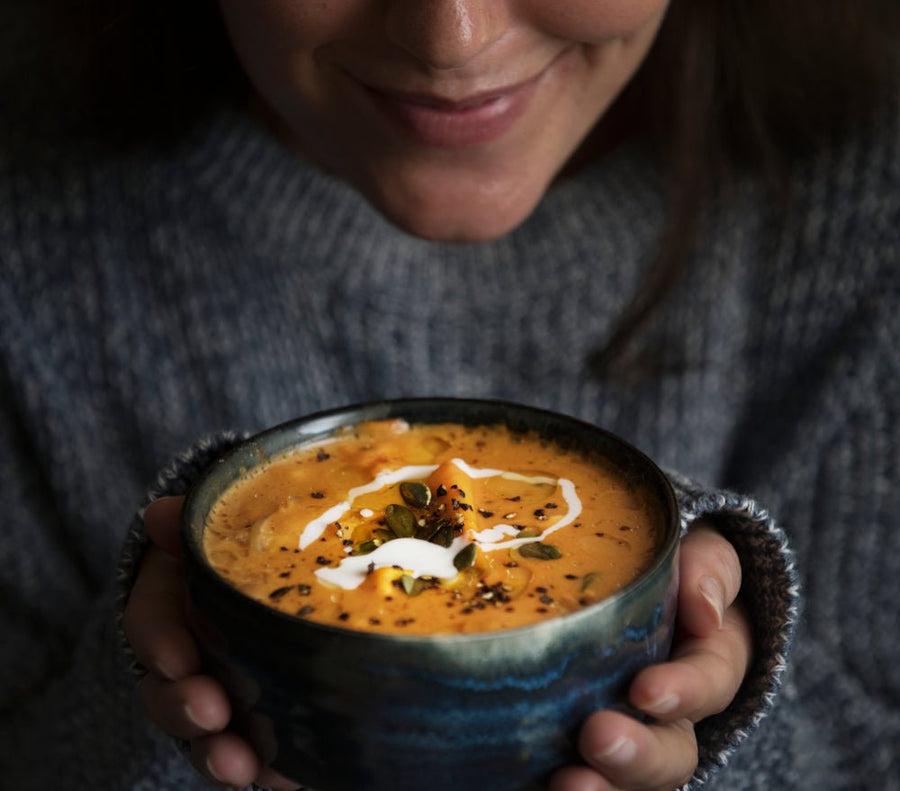 Winter Warming Manuka Honey and Pumpkin Soup