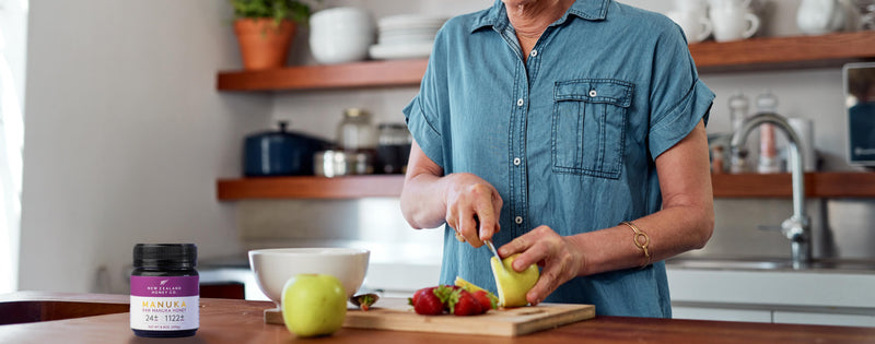 Manuka Honey for Digestive Health: Kerry’s Real-Life Success Story — featured image for the New Zealand Honey Co. Manuka honey blog