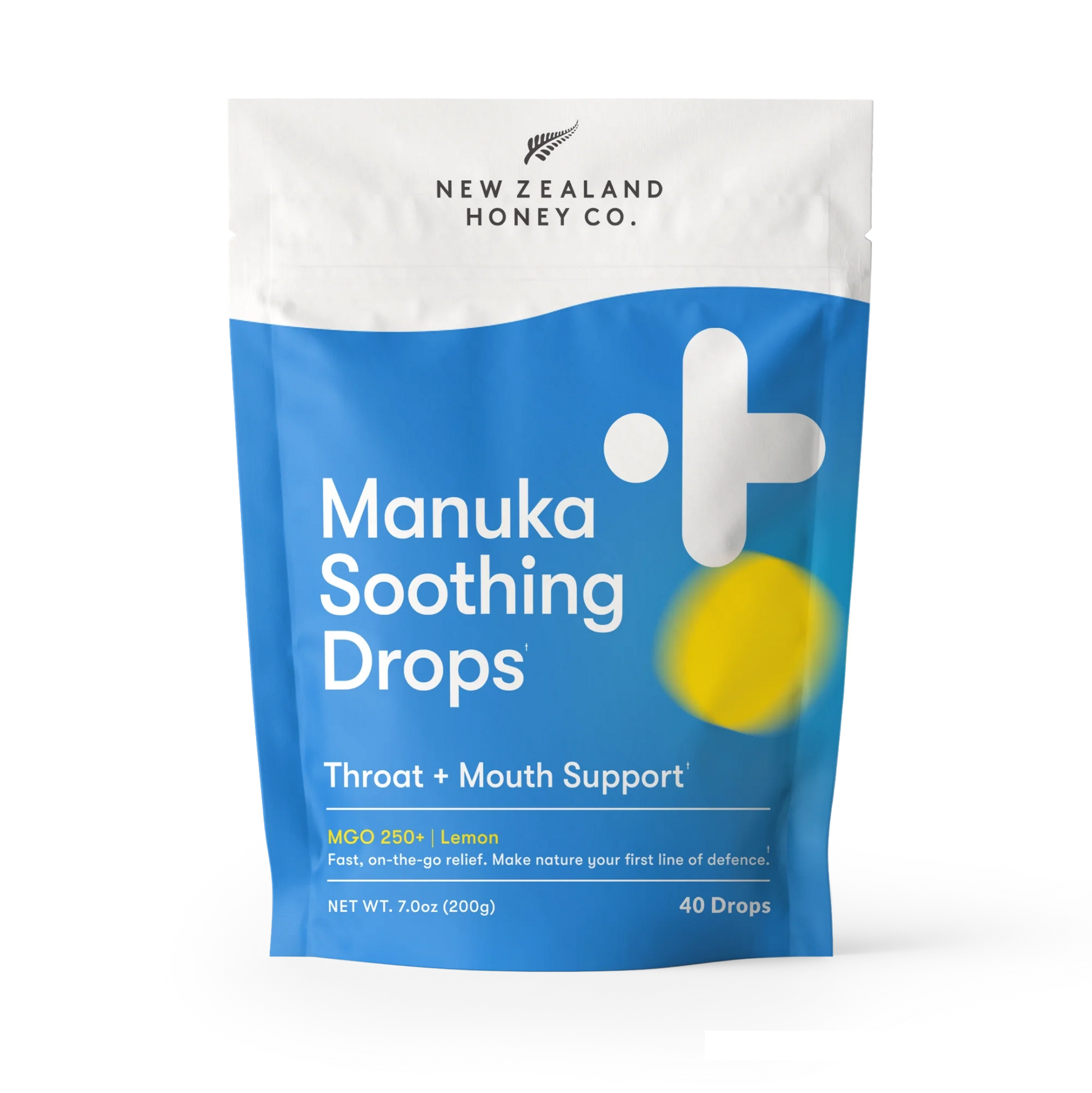 New Zealand Honey Co. Manuka Soothing Drops, Lemon, MGO 250+ — lozenges and how to use