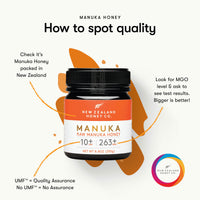 New Zealand Honey Co. Manuka Honey UMF™ 10+ — Manuka honey origin and quality information