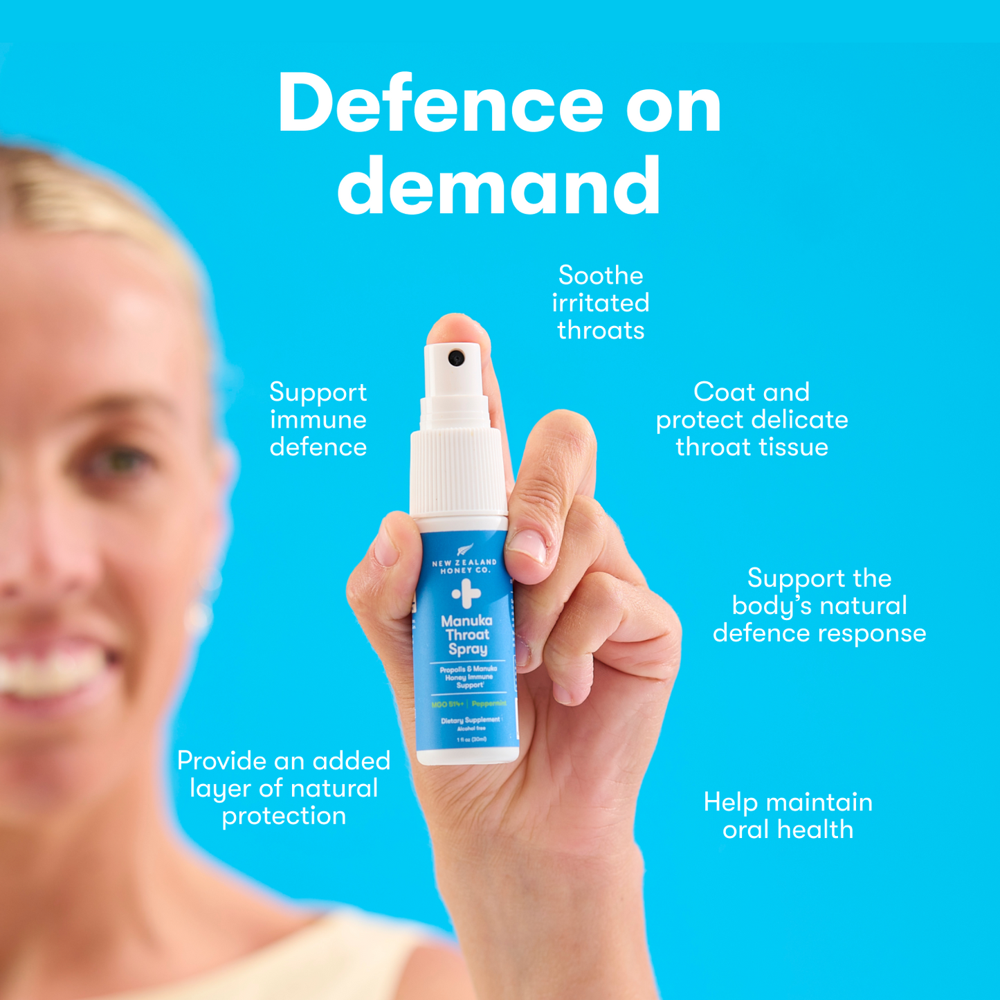 Manuka Throat Spray MGO 514+ with Propolis