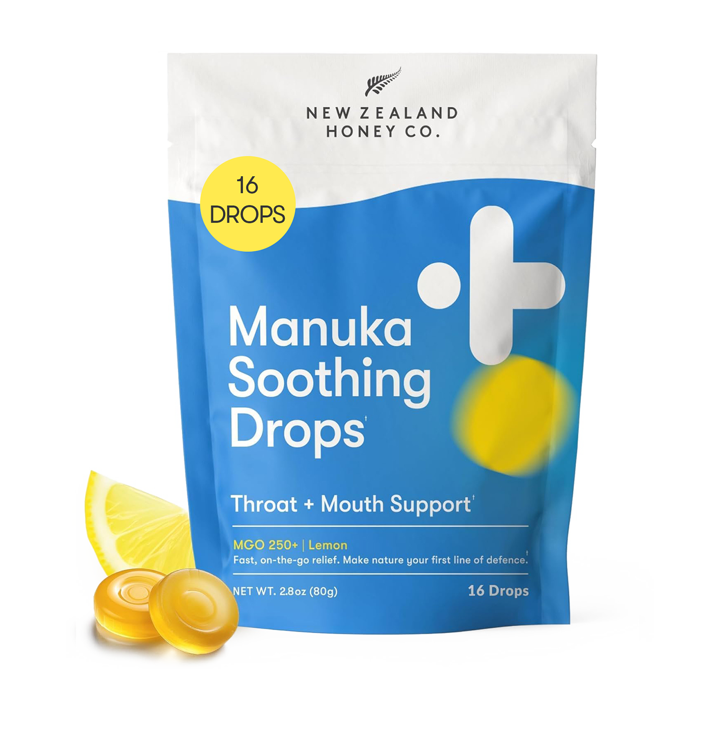 Manuka Honey Soothing Drops with Lemon | MGO 250+
