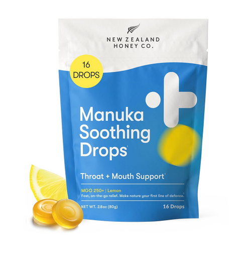 Manuka Honey Soothing Drops with Lemon | MGO 250+