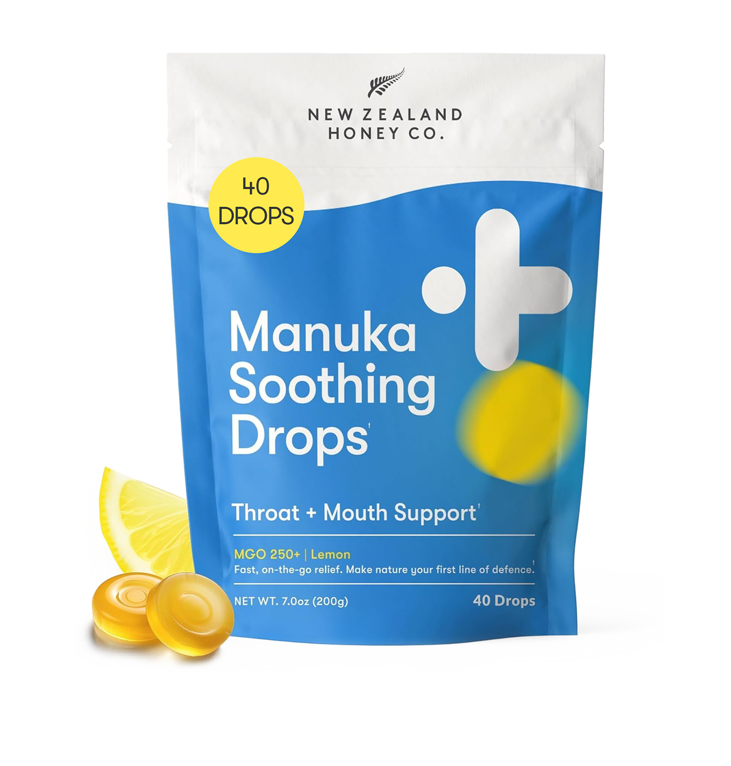 Manuka Honey Soothing Drops with Lemon | MGO 250+