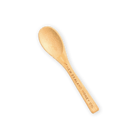 New Zealand Honey Co. bamboo Daily Spoon engraved with the brand name