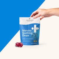 New Zealand Honey Co. Manuka Soothing Drops, Black Elderberry, MGO 250+ — throat and immune support ingredient detail