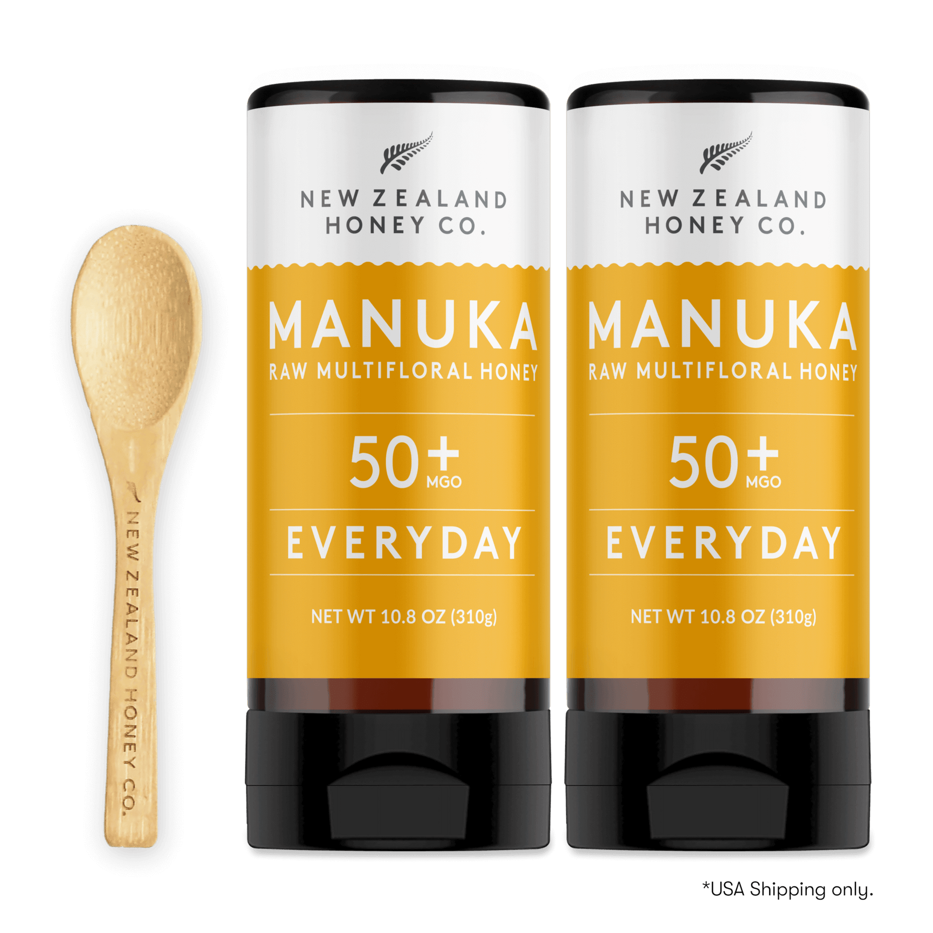 Manuka Honey MGO 50+ 310g Squeezy – New Zealand Honey Co.™