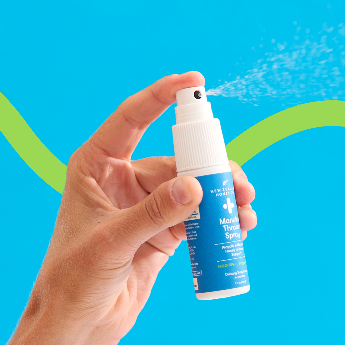 Manuka Throat Spray MGO 514+ with Propolis