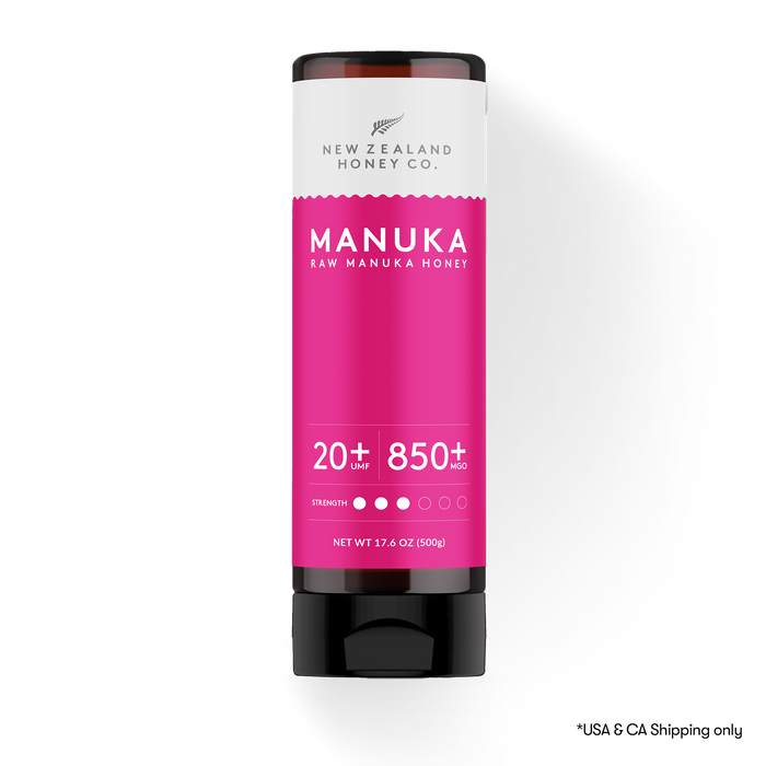 Manuka Honey UMF™ 20+ MGO 829+ — 500g | 17.6oz - Squeezy