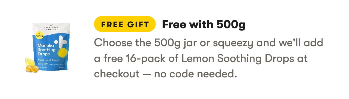 Free gift with every 500g