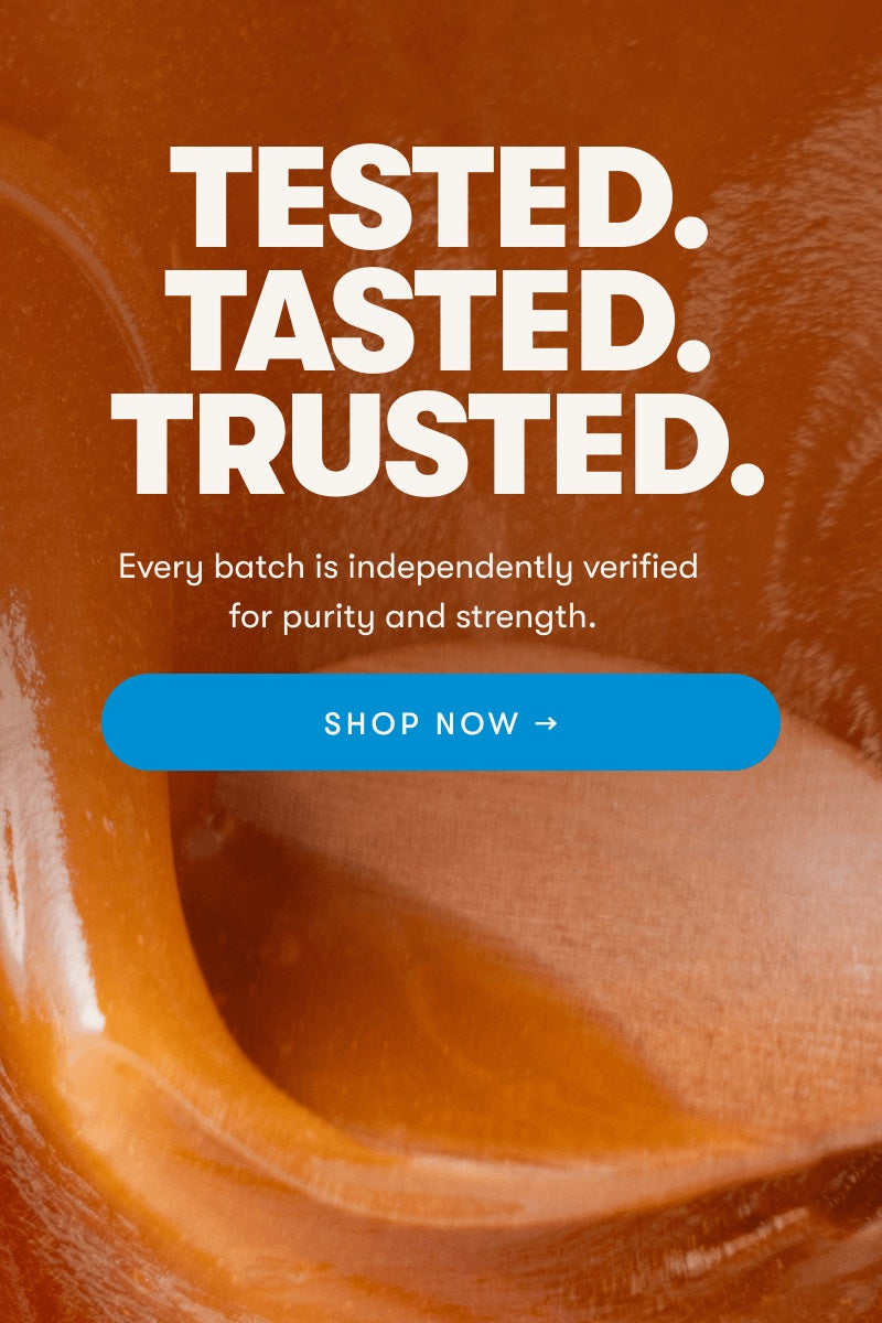 Tested. Tasted. Trusted.