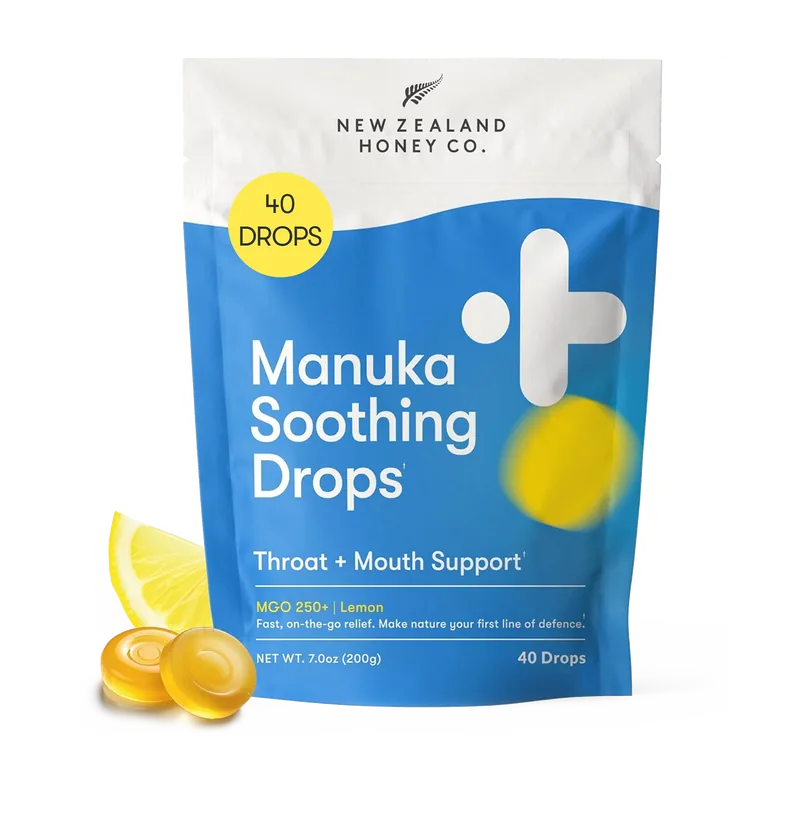 Manuka Soothing Drops with Lemon 40-drop pouch
